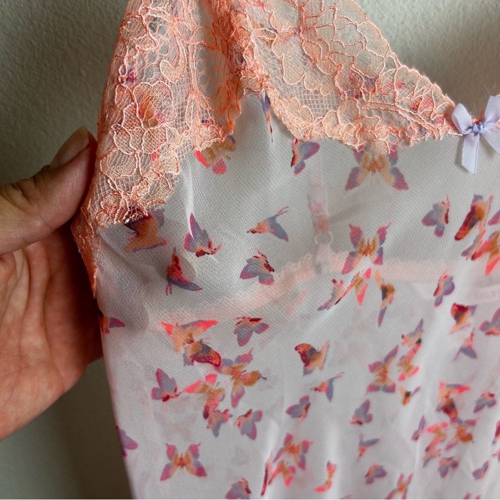 Victoria's Secret Butterfly print sheer slip dress size: XS - Picture 5 of 14